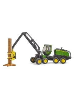 Bruder 2135 - John Deere 1270 G Oogster Met Boomstam