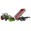 Bruder 2182 - Fendt Vario 211 Met Voorlader En Aanhanger -Toy Verkoop bruder bruder 2182 fendt vario 211 met voorlader e