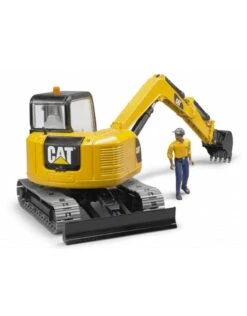 Bruder 2466 - Cat Minibagger Met Speelfiguur -Toy Verkoop bruder bruder 2466 cat minibagger met speelfiguur 3