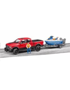 Bruder 2503 - RAM 25 Power Wagon Met Aanhanger En Waterscooter -Toy Verkoop bruder bruder 2503 ram 25 power wagon met aanhange 5