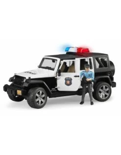Bruder 2526 - Politie Jeep Met Politieagent ( Blanke Huidskleur )