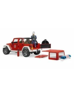 Bruder 2528 - Jeep Wrangler Unlimited Rubicon Brandweerauto + Brandweerman -Toy Verkoop bruder bruder 2528 jeep wrangler unlimited rubicon 2