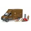 Bruder 2538 - MB Sprinter Met Chauffeur En Accessoires