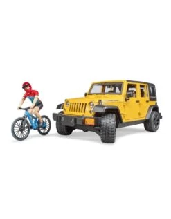 Bruder 2543 - Jeep Wrangler Rubicon Unlimited Met Mountainbike En Speelfiguur -Toy Verkoop bruder bruder 2543 jeep wrangler rubicon unlimited 2