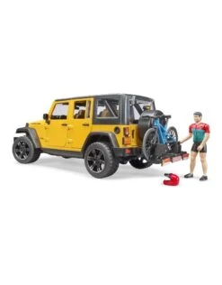Bruder 2543 - Jeep Wrangler Rubicon Unlimited Met Mountainbike En Speelfiguur -Toy Verkoop bruder bruder 2543 jeep wrangler rubicon unlimited 4