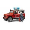 Bruder 2596 - Land Rover Defender Stationwagen - Brandweerauto En Brandweerman -Toy Verkoop bruder bruder 2596 land rover defender stationwage