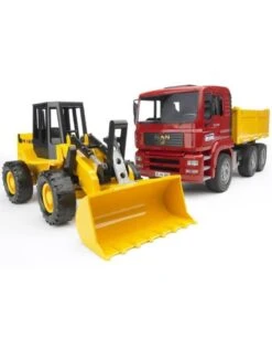 Bruder 2752 - MAN Vrachtwagen Met Knikshovel