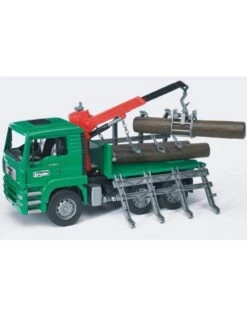 Bruder 2769 - MAN Bomentransport Met Kraan
