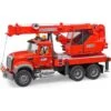 Bruder 2826 - MACK Granite Kraan- LKW Met Licht- En Geluidsmodule