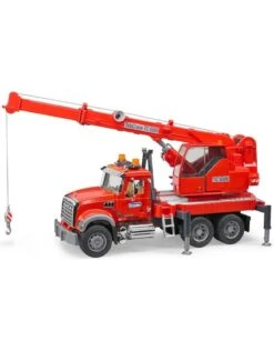 Bruder 2826 - MACK Granite Kraan- LKW Met Licht- En Geluidsmodule -Toy Verkoop bruder bruder 2826 mack granite kraan lkw met lich 2