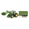 Bruder 3155 - John Deere 7R Met Voorlader En Aanhanger -Toy Verkoop bruder bruder 3155 john deere 7r met voorlader en