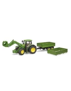 Bruder 3155 - John Deere 7R Met Voorlader En Aanhanger -Toy Verkoop bruder bruder 3155 john deere 7r met voorlader en 4