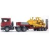Bruder 3555 - Scania R-serie Met Dieplader En Caterpillar Bulldozer -Toy Verkoop bruder bruder 3555 scania r serie met dieplader en