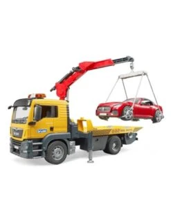 Bruder 3750 - MAN TGS Afsleepwagen Met Light & Sound Module En Roadster -Toy Verkoop bruder bruder 3750 man tgs afsleepwagen met light 2