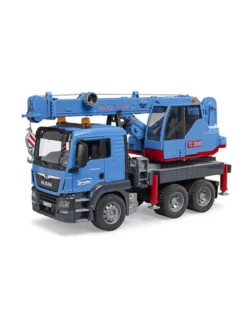 Bruder 3771 - MAN TGS Kraanwagen Blauw -Toy Verkoop bruder bruder 3771 man tgs kraanwagen blauw 3