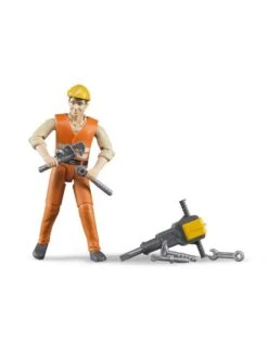 Bruder 60020 - Constructiewerker Met Accessoires -Toy Verkoop bruder bruder 60020 constructiewerker met accessoi 1