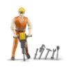 Bruder 60020 - Constructiewerker Met Accessoires 1 Bruder 60020 - Constructiewerker Met Accessoires -Toy Verkoop bruder bruder 60020 constructiewerker met accessoi