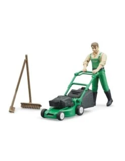 Bruder 62103 -Tuinman Met Grasmaaier