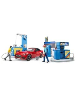 Bruder 62111 - Tankstation Met Wasplaats -Toy Verkoop bruder bruder 62111 tankstation met wasplaats 2