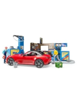 Bruder 62111 - Tankstation Met Wasplaats -Toy Verkoop bruder bruder 62111 tankstation met wasplaats 3