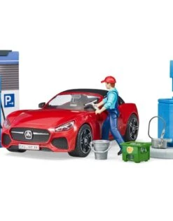 Bruder 62111 - Tankstation Met Wasplaats -Toy Verkoop bruder bruder 62111 tankstation met wasplaats 6
