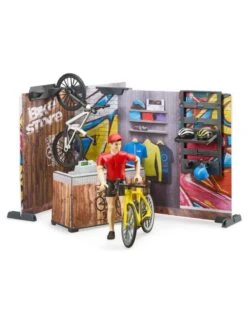 Bruder 63120 - Fietsenwinkel Met Werkplaats -Toy Verkoop bruder bruder 63120 fietsenwinkel met werkplaats 6
