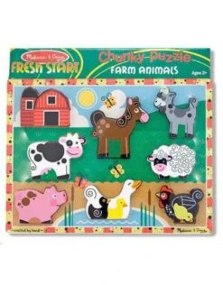 Chunkypuzzel Boerderij 8 Stukjes -Toy Verkoop chunkypuzzel boerderij 8 stukjes 3