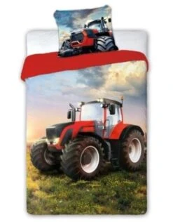 Dekbedovertrek Tractor Rood