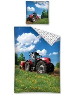 Dekbedovertrek Tractor Rood