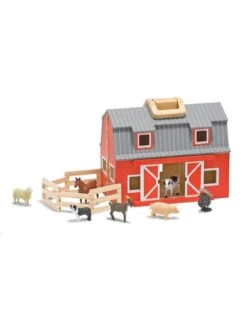 Draagbare Schuur Met Dieren