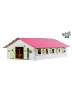 Kids Globe 610188 - Paardenstal Met 9 Boxen 1:32