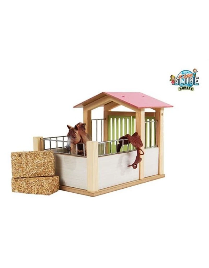 Kids Globe 610206 - Paardenbox Roze 1:24 (geschikt Voor Schleich) 3 Kids Globe 610206 - Paardenbox Roze 1:24 (geschikt Voor Schleich)
