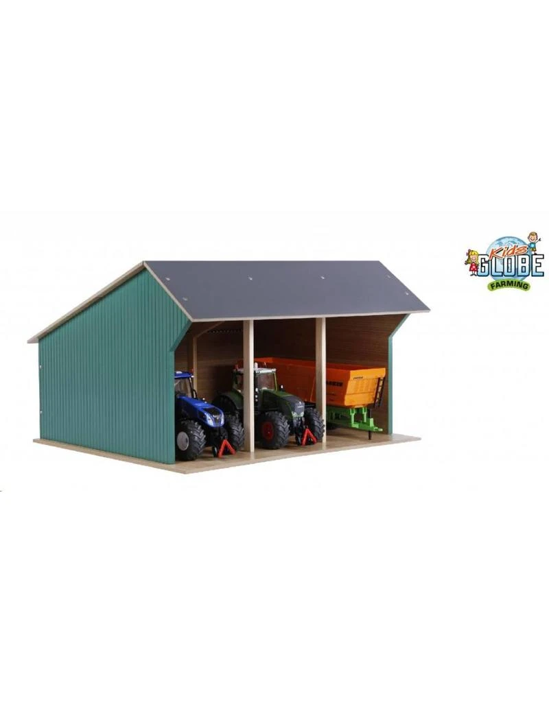 Kids Globe 610193 - Grote Tractor Loods / Kapschuur 1:32 3 Kids Globe 610193 - Grote Tractor Loods / Kapschuur 1:32