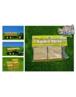 Kids Globe 610704 - Rechthoekige Balenset Van 4 Stuks (1:32 / Siku)