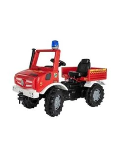 Rolly Toys 038220 - Brandweer Unimog Met 2 Versnellingen En Rem