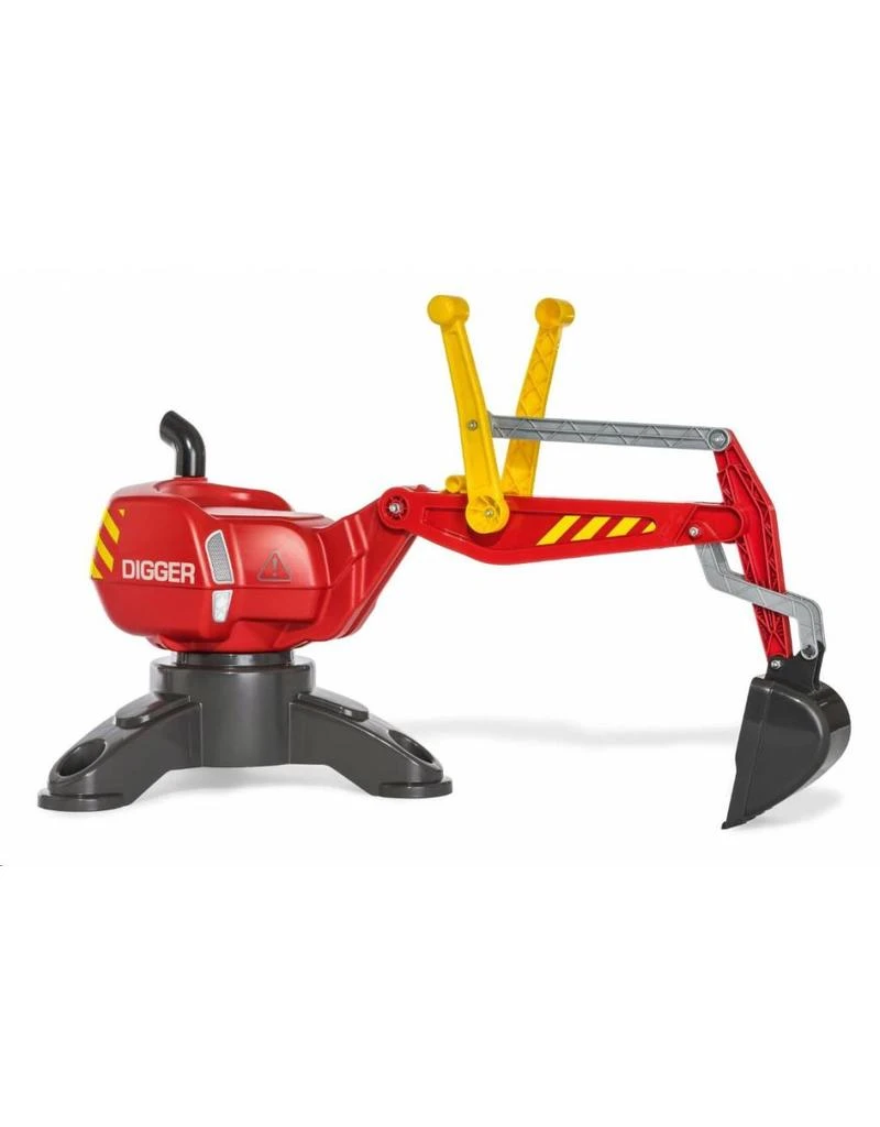 Rolly Toys 422036 - Rolly Digger Rood Met Steunpoot 4 Rolly Toys 422036 - Rolly Digger Rood Met Steunpoot - Afbeelding 2