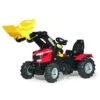 Rolly Toys 611140 - Massey Ferguson 8620 Met Rolly Traclader En Luchtbanden -Toy Verkoop rolly toys rolly toys 611140 massey ferguson 8620