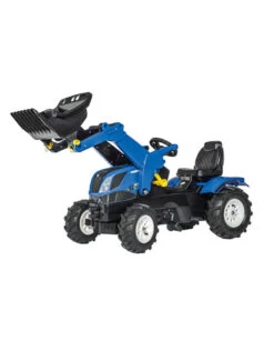 Rolly Toys 611270 - Rolly Farmtrac New Holland Met Luchtbanden En Voorlader
