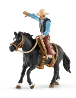 Schleich Horses 41416 - Western Ruiter Met Paard