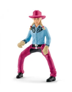 Schleich Horses 41417 - Cowgirl Met Accessoires -Toy Verkoop schleich schleich horses 41417 cowgirl met accesso 3