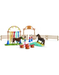 Schleich Horses 42481 - Pony Behendigheidstraining