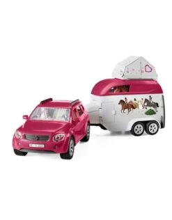 Schleich Horses 42535 - Auto Met Trailer -Toy Verkoop schleich schleich horses 42535 auto met trailer 2