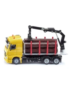 Siku 2714 - Auto Met Laadkraan En Boomstammen 1:50